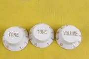 3pcs Guitar Power Amplifier Volume Tone Plastics Potentiometer Knobs Cap