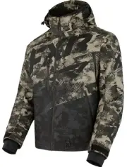 FXR Boost FX Mens 2-in-1 Snow Jacket Black/Army Camo SM