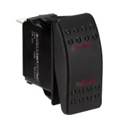 PANELTRONICS SWITCH SPDT BLACK ON/OFF/ON ROCKER