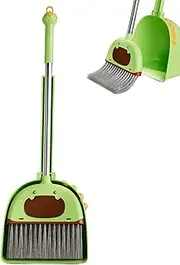 Toy Broom, Broom with Dustpan Combo Set Kids, Play and Learn Educational Activities for Home and Kindergarten