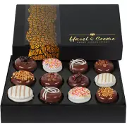 Chocolate Cookie Gift Basket - Chocolate Gift Box - Gourmet Cookies - Vegan, Kos