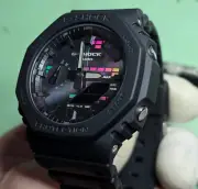 Casio G-SHOCK GA-2100-1A1 With Silicon Wafer Dial.