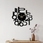 Acrylic Wall Clock Decorative Clock Minimalist Design Creative Silent Gift for
