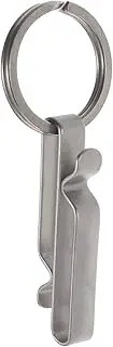 [Kisangel] Keychain Carabiner Snap Belt Clip Hook Ring Locking Carabiner Keychain for Duty Belt Accessories and Key Silver