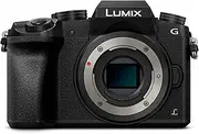 Panasonic LUMIX G DMC-G70EG-K System Camera (16 Megapixels, OLED Viewfinder, Hybrid Contrast AF, 7.5 cm OLED Touch Screen, 4K Photo and Video, WiFi) Black