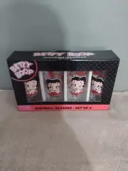 Betty Boop Highball Glasses Set Of 4