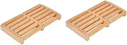 2pcs Foot Roller Massager Foot Massager Roller Wooden Foot Massager Wooden Roller Massager Wooden Foot Roller Bamboo Hoement