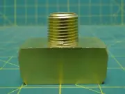 Dixon 324-0808 1/2" NPTF Extruded Brass Male Branch Tee