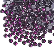 HTVRONT Rhinestones for Crafting, 1440pcs SS20 Purple Hotfix Rhinestones for