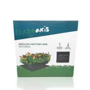Heat Mat Medium 500 x 500mm Hydro Axis Flexible Clone Seedling Pad