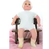 【KEROPPA】MIT12~24個月嬰兒厚底止滑短襪x3雙(淺黃配黃)95001-A