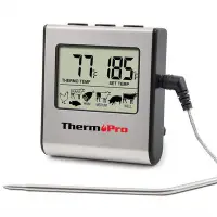 在飛比找Yahoo!奇摩拍賣優惠-[4美國直購] ThermoPro TP-16 燒烤用探針式