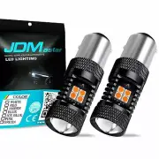 JDM ASTAR 2x 1157 BAY15D Amber 3030 SMD Super Bright LED Turn Signal Lights Bulb (for: Nissan)