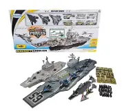 Ultimate Triple Toy Aircraft Carriers Battle Set Fighter Jets Torpedoes Vehicles