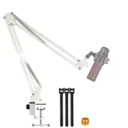 For Hyperx Quadcast White Boom Arm, Boom Scissor Arm For Hyperx Quadcast S, P...
