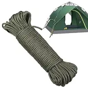 Parachute Cord,Strong Load Bearing UV Resistant Tent Rope - Survival Utility Rope, 7 Paracord for Climbing, Camping, Tent, Clothsline