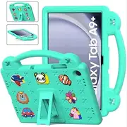 [Jarttarn] Kids Case Compatible with Samsung Galaxy Tab A9 Plus 2023 Released 11 inch Shockproof Stand Hand-Held for Galaxy Tab A9+ 11.0" Cover (Green)