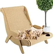 Cat Chair - Sisal Cat Lounge Recliner | Sisal Cats Chair Sturdy Rocking, Cats Lounger, Multi-Functional Scratcher, Scratcher Beach for Garden, Living Room, Bedroom, Indoors, Balcony