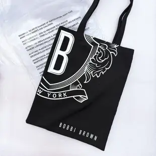 【Bobbi Brown芭比波朗】品牌帆布托特包 收納袋 化妝袋 側背包 購物袋 專櫃正品