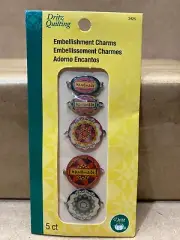 Dritz Quilting Embellishment Charms Handmade Made 3425 B81