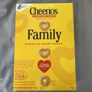 LIMITED EDITION HEART Cheerios Cereal Whole Grain Oats, Gluten Free 1BX 8.9 oz
