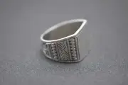 Moroccan Berber ring from the south Tafilalet Berber silver ring AIT ATTA, ethni