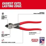 Milwaukee MT508 8 in Diagonal Cutting Pliers USA