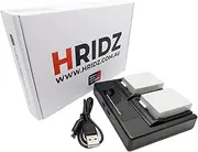 Hridz LP-E8 2 Battery and LED Dual Charger Set, Compatible with Canon EOS Rebel T2i, T3i, T4i, T5i, EOS 550D, 600D, 650D, 700D, Kiss X4, X5, X6, X6i, X7i and LC-E8E Digital Camera