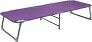 Folding Bed,Outdoor Folding Camp Bed,Portable Folding Bed,Folding Storage Design,Easy to Transport and Store,Purple Color Folding Bed