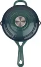 Larder & Vine Enameled Cast Iron Saucepan with Lid, 2.1L, 2 Colours BNIB
