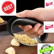 "Experience the ultimate convenience of effortlessly crushing fresh garlic with