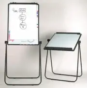 Acco Boone Easel Whiteboard Flip Chart Tilt Reversible B120000A, Adjustable, NIB