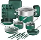 Granitestone 21 Pc Kitchen Pots and Pans Set Non Stick, Kitchen Cookware Sets, P