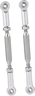 TOYANDONA Turnbuckle Rod Linkage for 6pcs 88mm Pull Rods Aluminum Alloy High Strength Lightweight Essential for Steering