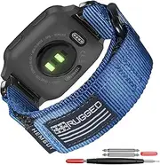 [hemsut h] Compatible for Garmin Venu/Venu 2/Venu 3/ Venu 2 Plus/Venu Sq/Venu Sq 2/ Venu Sq Music (Not Venu 2S) Quick Pins Watch Band, Super Rugged Nylon Sports Strap With Woven Loop Design