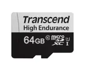 Transcend 64GB High Endurance 350V microSDXC UHS-I for Dashcams TS64GUSD350V