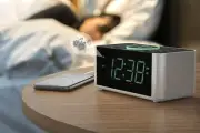 Alarm Clock Radio, Wireless Charging, Snooze,Bluetooth, Dual Alarm Home Office