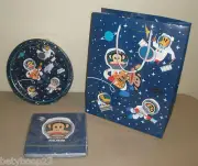Paul Frank Julius Space Monkey Birthday Party Plates Napkins Gift Bag Set LOT