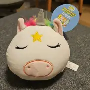 Smoosho's Pals Unicorn Travel Eye Mask & Neck Pillow Novelty Toy Kids Zip Combo