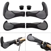 Mountain Bike MTB Grips Lock on Plugs Ergonomic Handlebar Grip 140mm(L)