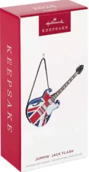 Hallmark Keepsake Jumpin Jack Flash Guitar Ornament with Magic Sound