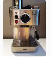 在飛比找露天拍賣優惠-發仔哥小鋼炮全鋼機身eupa燦坤咖啡機全家用小型半自動意式美