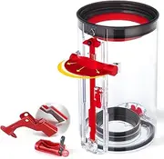 Dust Bin Canister Compatible with Dyson V10 SV12 Vacuum Cleaner Canister, V10 SV12 Dust Bin Compatible with Dyson Part No. 969509-01 with V10 SV12 Metal Trigger Kit
