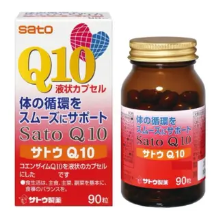 【拾玖號倉庫】現貨 台灣出貨 日本版 Sato 佐藤Q10 輔酶 90粒 健康食品 保健品