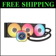 iCUE Link Titan 360 RX AIO CPU Cooler - RGB LCD Display & Low-Noise Design