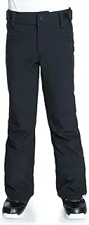 [Roxy] Girls Creek Snow Pants (True Black (KVJ0), Medium (10))