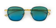 Eyepetizer Glide C.T-4-43 Men's Sunglasses Blue Size 50