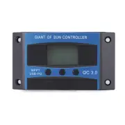 MPPT Solar Charge Controller 10A-100A with LCD Display for Lead-Acid and Lithium Batteries High Efficiency Maximizes Ene