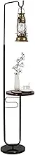 Indoor Floor Lamps Rustic Floor Lamp with Tray, Standing Lamp with Remote Control, Tall Lamp for Living Room Fits in Modern Room Decor Standing Lamp
