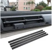 Tumukiw 4PCS Car Roof Rack Compatible with INEOS Grenadier 2020-2024, Upgraded Aluminum Alloy Car Roof Side Luggage Mounting Tube, Sturdy and Resistant, Non-Slip, Rust-Resistant (Black)